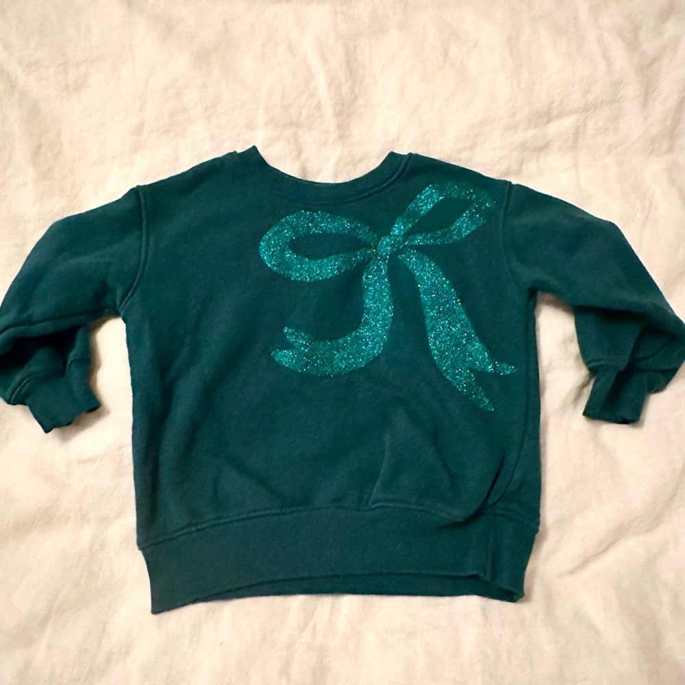 Toddler Girl’s‎ Holiday Sweatshirt, Green